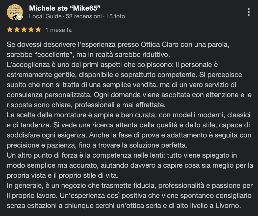 Recensione Michele Ste